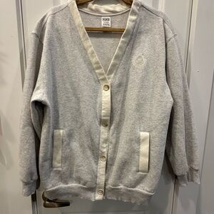 PINK Victoria's Secret Gray Cardigan